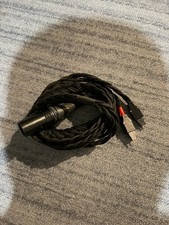 CUSTOM CANS SENNHEISER HD 600 FURUTECH 650 2M BALANCED 4 PIN XLR HEADPHONE CABLE