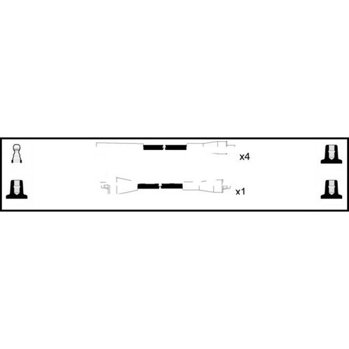 Leads ignition cables kit - ignition,