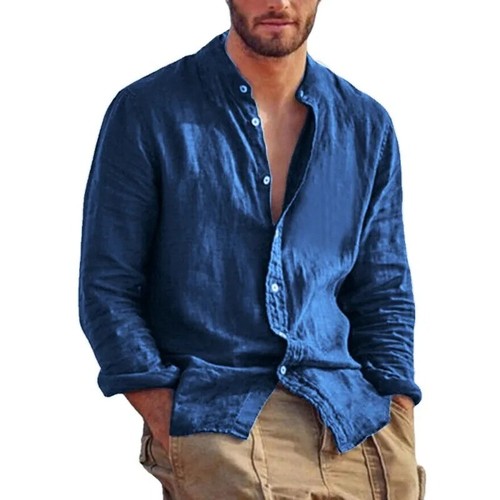 Mens new casual - shirt, long