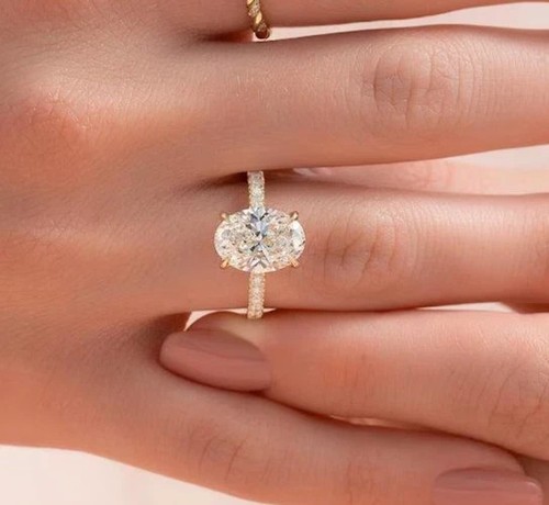 Lab grown diamond - grown, 14k