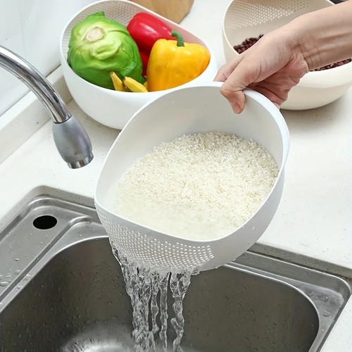 Rice washing basket - rice,