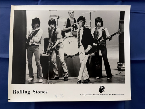 Rolling stones 8x10 publicity - stones,