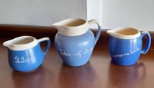 Vintage Devonware Creamer Milk Jugs x3 – Devonmoor Pottery, Rustic Charm