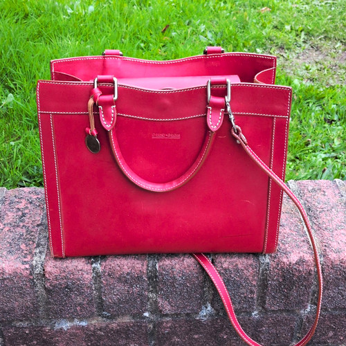 Dooney bourke red leather - bourke,