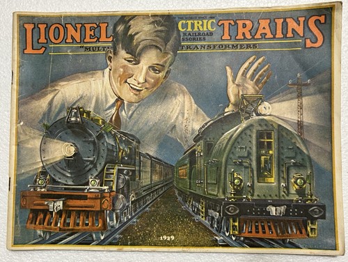 1929 lionel trains catalog - trains,