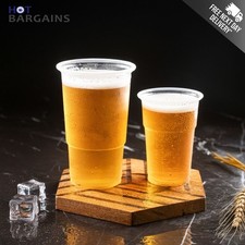 Plastic Pint Half pint Glasses