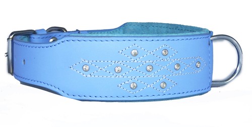 Blue diamante stitch leather - stitch,