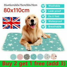 Waterproof Pet Bed Pad Pets Dog Puppy Pee Pads Mat Cushion Washable Reusable #