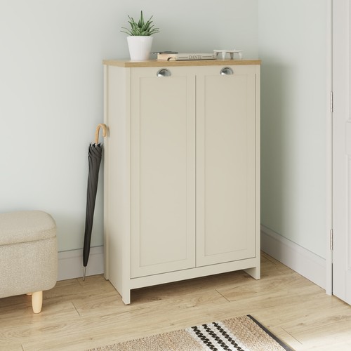 Lancaster door shoe cabinet - 2,