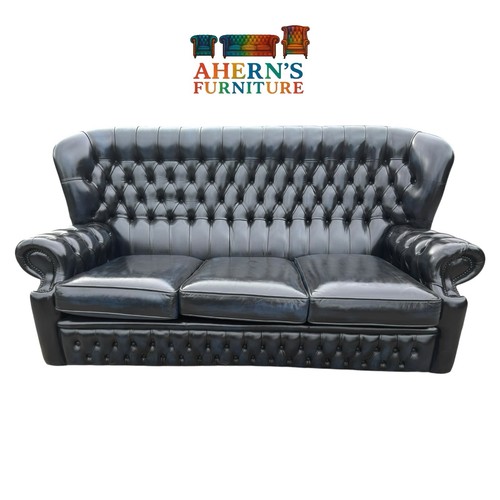 Antique blue leather - antique,