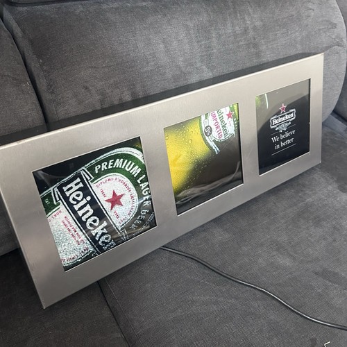 Heineken illuminated sign - illuminated,