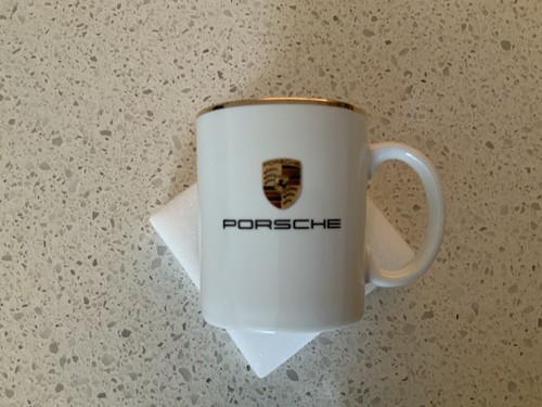 Genuine porsche white mug - mug, cup