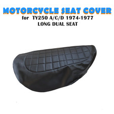 MOTORCYCLE SEAT COVER FOR YAMAHA TY250 A C D  1974-1977 LONG DUAL SEAT