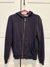 Womens Navy Blue Hoodie With