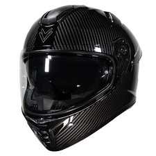 Frank Thomas FT62 SV Wrap Motorcycle Helmet Gloss Carbon