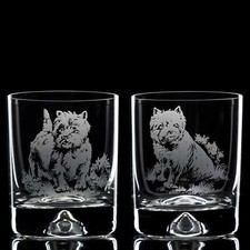 Westie Dog Whiskey Tumbler
