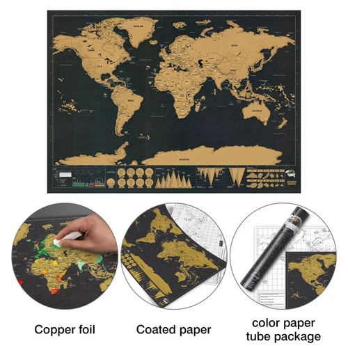 Scratch off map background - map,