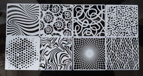 Abstract geometric stencil - geometric,