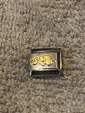 New Gold Elephant Silver Charm