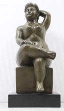 Bronze Botero Style Modern Art