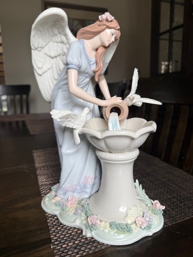 Lladro angel blue - blue, dress