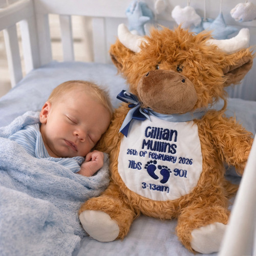 Personalised highland cow - personalised,