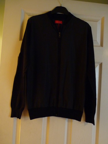 Zara man black bomber jacket - black,