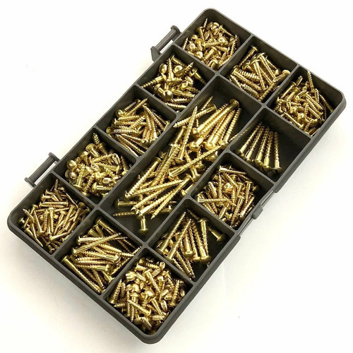 195 assorted solid brass 3g - assorted,