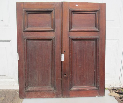 Vintage wooden panel doors - vintage,