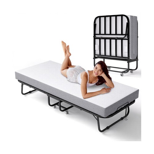 Folding bed with - folding, foam