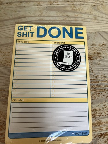 Knock get - get, shit