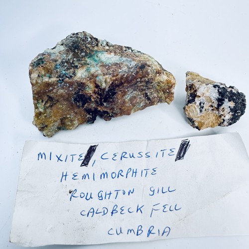 Cerussite hemimorphite matrix - cerussite,
