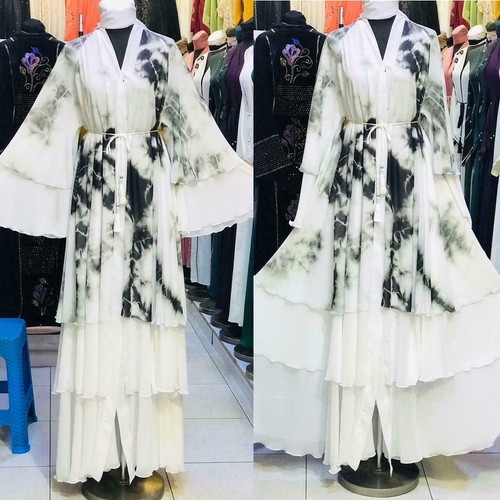 Luxury women dye open front - women,
