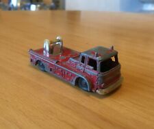 VINTAGE DIECAST HUSKY SIMON SNORKEL BEDFORD FIRE ENGINE-LENGTH 6.9cm