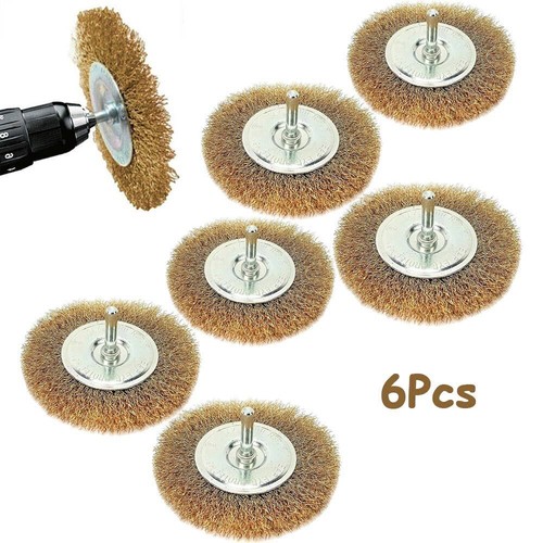 6pcs 100mm flat wire wheel - 6pcs,
