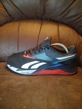 Reebok Nano X3 Running Shoes Trainers Black White Mens Size 9.5