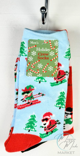 New mens holiday crew socks - holiday,