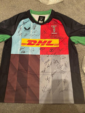 Signed Harlequins Rugby Shirt