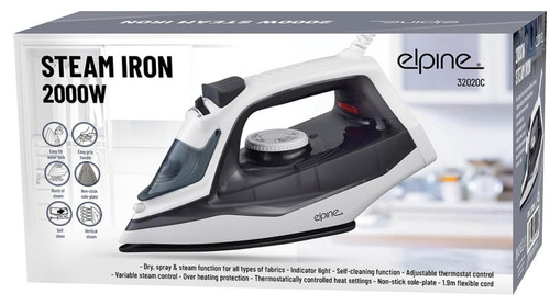 Elpine 2000w electric steam - 2000w,