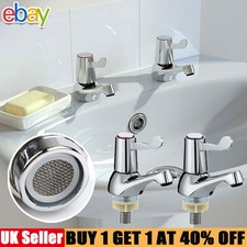 1 Pair Lever Basin SInk Taps