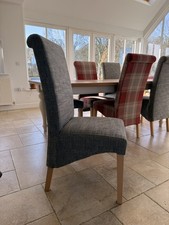 Next Grey Boucle Weave Dining