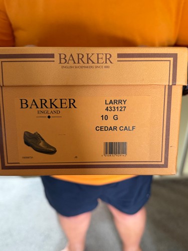 Barker shoes larry size - larry, 10g