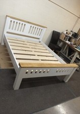 RECLAIMED PAINTED ROUGH SAWN, SINGLE, DOUBLE & KING-SIZE BEDS, HANDMADE RUSTIC