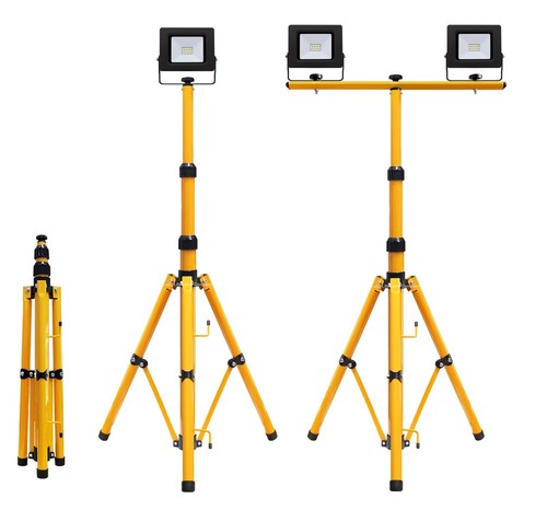 Led flood light - light, stand