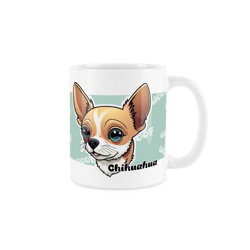 Chihuahua mug cartoon dogs - mug,