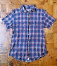 Andrew Reynolds for Altamont Apparel Short Sleeve Shirt - Navy,Red - Medium