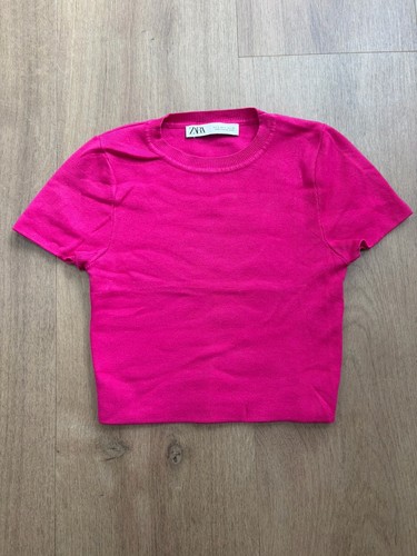 Zara fuchsia pink - zara, knit