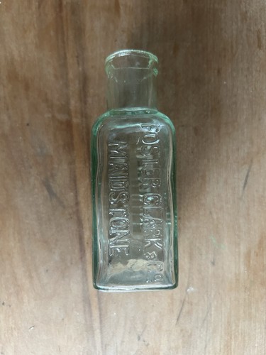 Vintage aqua glass advertising - aqua,