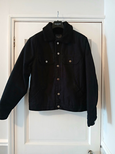 Men thick lined black jacket - men's,