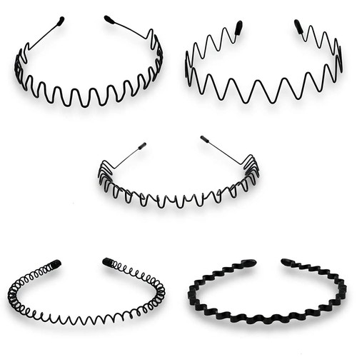 Black metal sports - metal, hairband